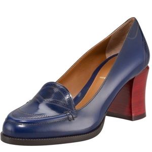 Fendi Blue and Red Heels